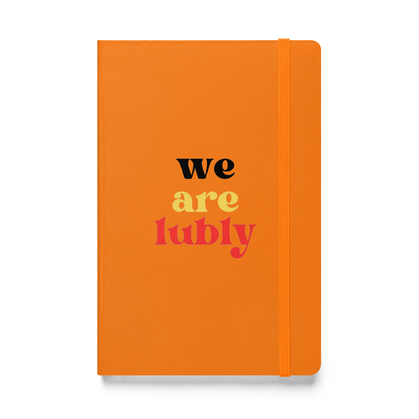 Hardcover bound notebook