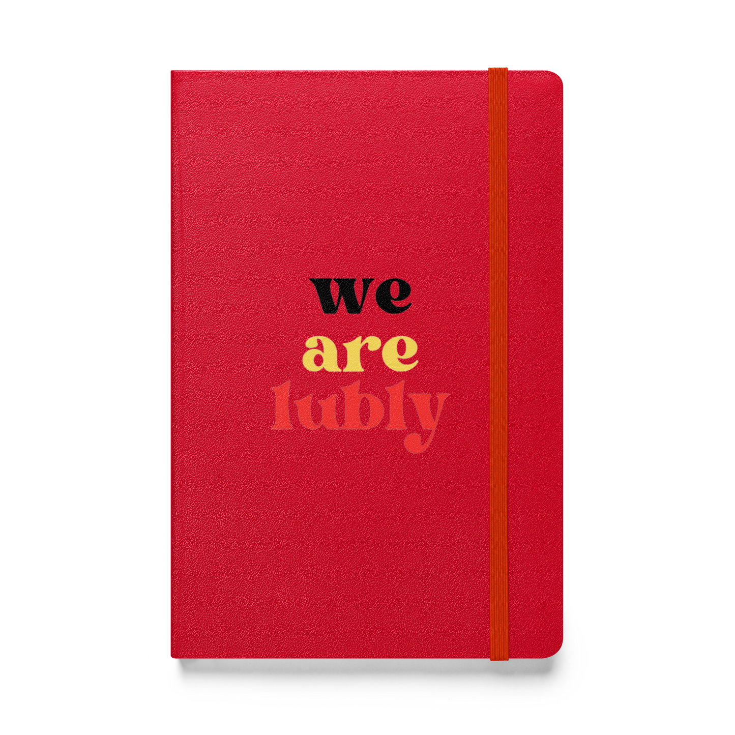 Hardcover bound notebook